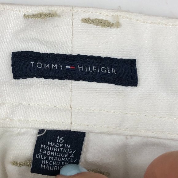 Tommy Hilfiger White High Waist Boot Cut American Freedom Denim Jeans Timeless - Picture 9 of 16